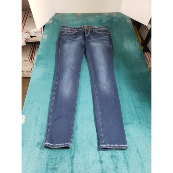 Guess Jeans Size 28 Womens Blue Pants Stretch Denim Maxine Low Rise Jegging - Picture 1 of 13